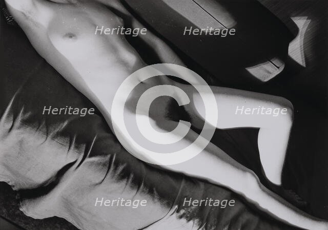 Nude (positive), 1931. Creator: Moholy-Nagy, Laszlo (1895-1946).
