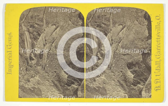 Nourmahal Cascade, from the South, 1875/99. Creator: H. D. Udall.