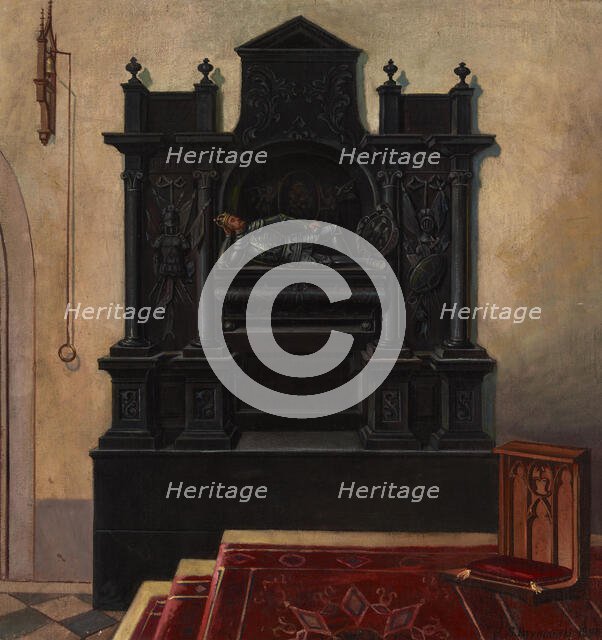 Tombstone of Leszek the Black in the Dominican Church in Krakow, 1898. Creator: Stanislaw Bryniarski.