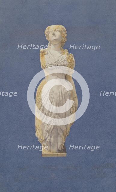 Figurehead "Marie", c. 1937. Creator: Ingrid Selmer-Larsen.