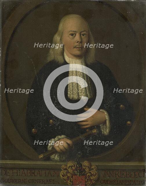Portrait of Abraham van Riebeeck, Governor-General of the Dutch East Indies, 1750-1800. Creator: Anon.