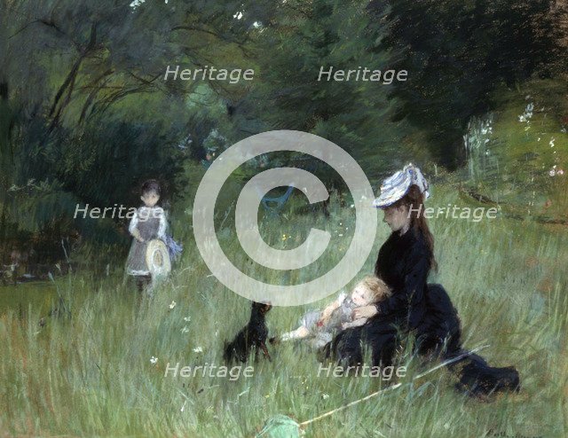 Dans le parc, c. 1874.