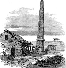 Subsidence of land at the Northwich Salt-Mines, 1881. Creator: Unknown.