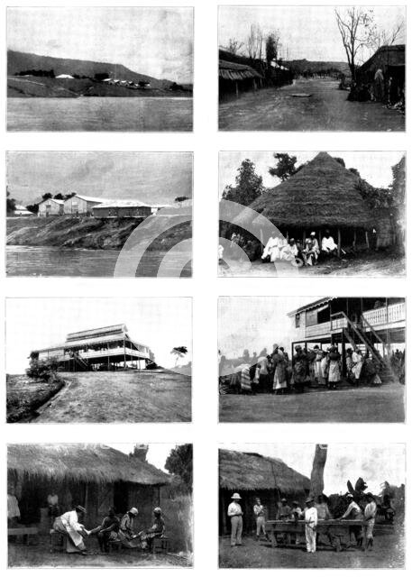 The French Aggressions in West Africa: scenes in the Royal Niger Company's Territory, 1898. Creator: Charles Forbes Harford-Battersby.
