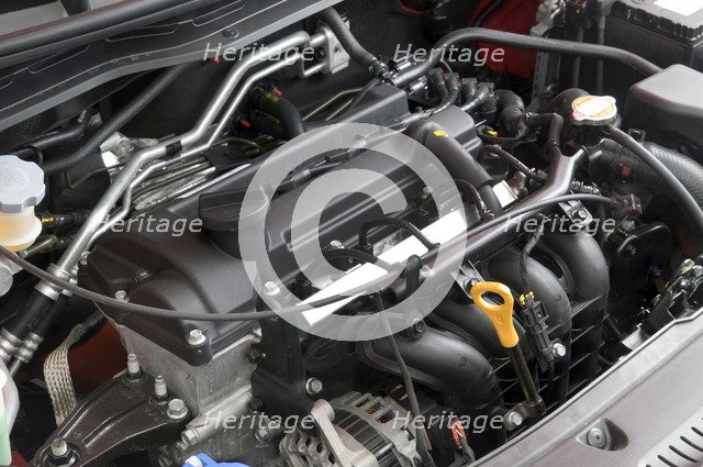 2009 Hyundai i20 engine Artist: Unknown.