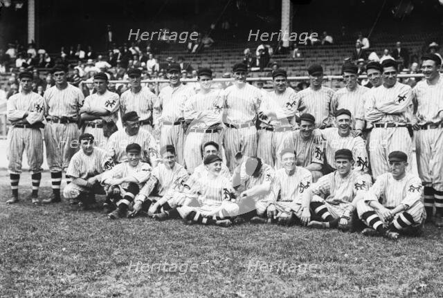 New York Giants at the Polo Grounds, New York, September 1912 (baseball), 1912. Creator: Bain News Service.