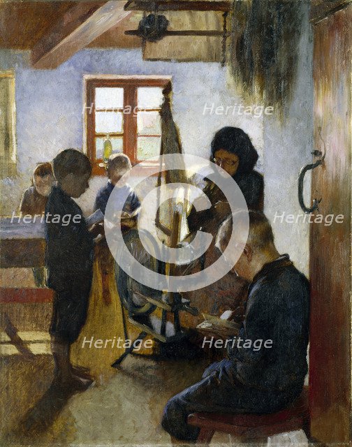 In the Village School, 1884.