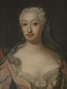 Reuterholm, unknown female member of the family, 1740. Creator: Lorens Pasch the Elder.