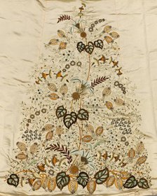 Embroidered Skirt Panel, 1800s. Creator: Unknown.