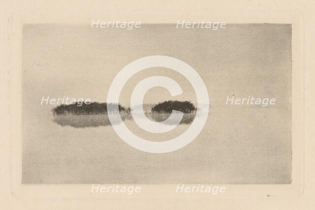 The Lone Lagoon, 1893, printed 1895. Creator: Dr Peter Henry Emerson.