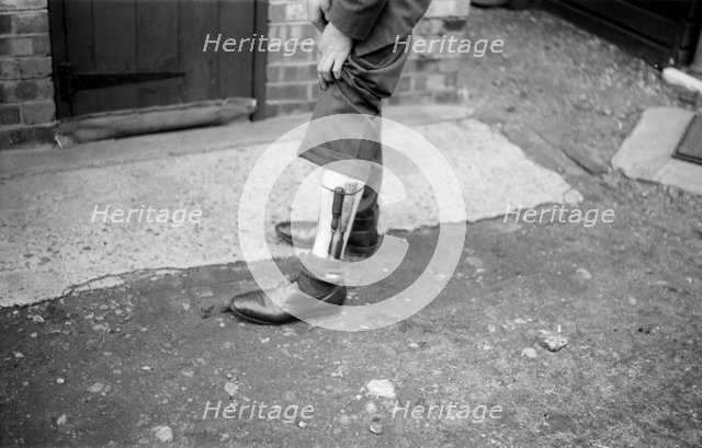 Tools smuggled into London Docks to steal from cargoes, c1945-c1965. Artist: SW Rawlings