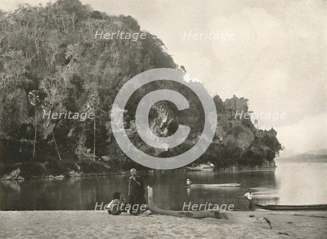 'River Scene - The Second Defile, near Bhamo', 1900. Creator: Unknown.