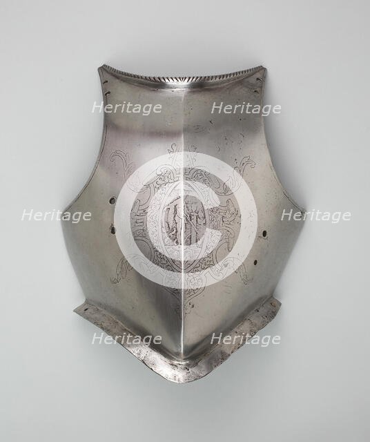Breastplate, Italy, c. 1580/90. Creator: Unknown.