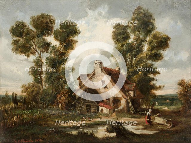 Landscape, 1850. Creator: Napoleon Illakowicz.