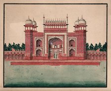 Fatehpur Sikri: Bulund Darwaza (?), (between 1800 and 1899?). Creator: Unknown.