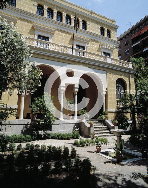 Building of the Sorolla Museum in Madrid.