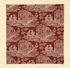 La Trève de Dieu (God's Truce) (Furnishing Fabric), France, c. 1820. Creator: Unknown.