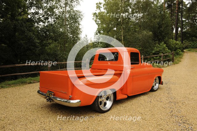 Chevrolet Model 3A Truck 1957. Artist: Simon Clay.
