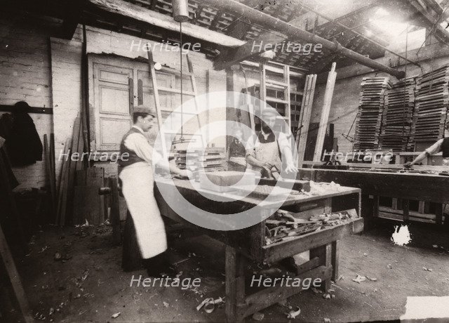 Joiners's shop, Rowntree Cocoa Works, York, Yorkshire, 1902. Artist: Unknown