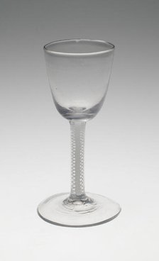 Wine Glass, England, Mid 18th century. Creator: Unknown.