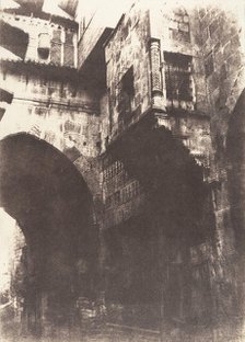 Jérusalem, Rue du quartier arabe, 1, 1854. Creator: Auguste Salzmann.