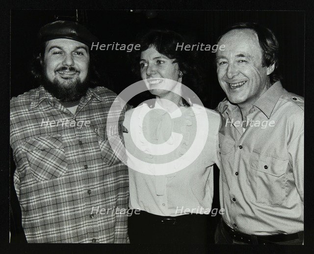 Musicians Dr John and Chris Barber at the Forum Theatre, Hatfield, Hertfordshire, 1981. Artist: Denis Williams
