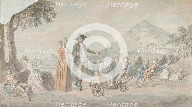 The Family of Sir James Hunter Blair, 1st Baronet (1741-1787), ca. 1785. Creator: David Allan.