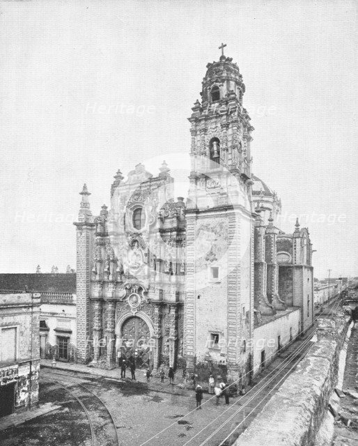 Church of La Santisima, Mexico City, Mexico, c1900.  Creator: Unknown.