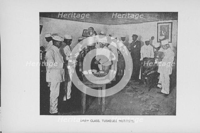 Dairy class, Tuskegee Institute, 1902. Creator: Unknown.