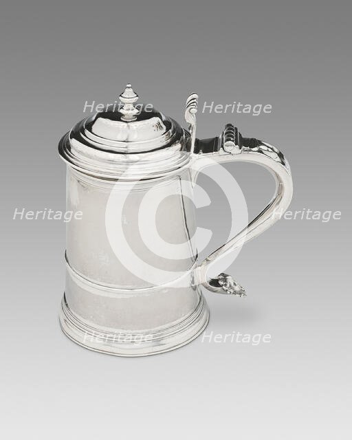 Tankard, 1705/22. Creator: John Coney.