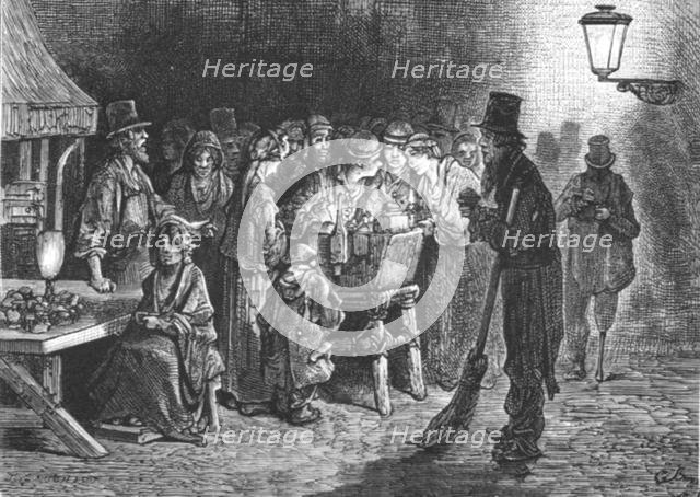 'Whitechapel Refreshments', 1872.  Creator: Gustave Doré.