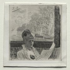 Young Woman. Creator: Félicien Rops (Belgian, 1833-1898).