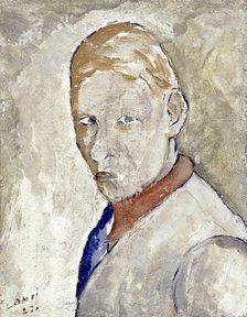 Self-Portrait, 1923. Creator: Vilho Lampi.