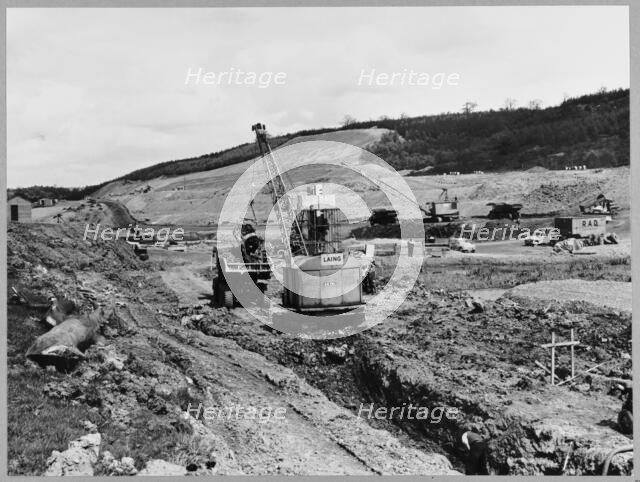 M6 Motorway, Madeley, Newcastle-under-Lyme, Staffordshire, 09/05/1963. Creator: John Laing plc.