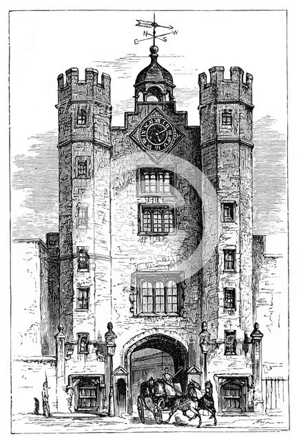 Gateway to St James's Palace, London, 1900. Creator: Unknown.