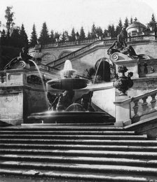 The fountain at Linderhof Palace, Bavaria, Germany, c1900s.Artist: Wurthle & Sons