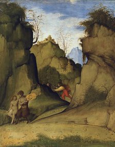 Pan and Syrinx, 1510. Creator: Giovanni Agostino da Lodi.