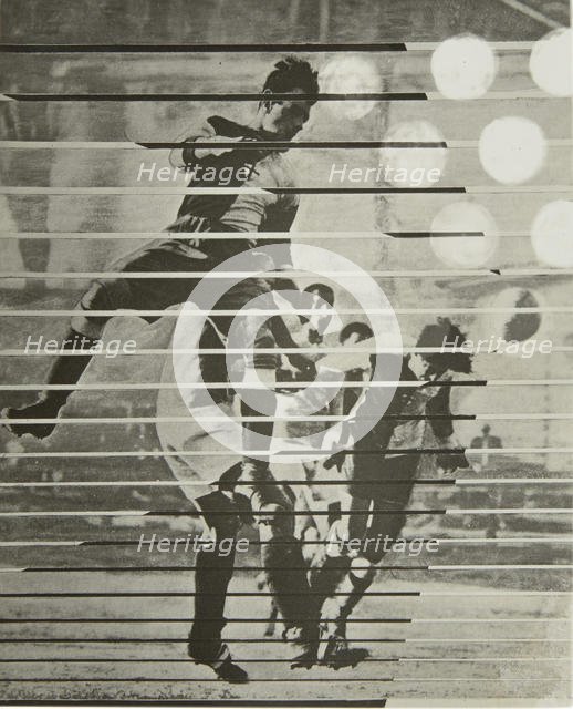 Footballer, 1926. Creator: Lissitzky, El (1890-1941).