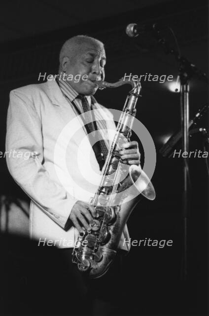 Harold Ashby, North Sea Jazz Festival, Netherlands, 1993. Creator: Brian Foskett.