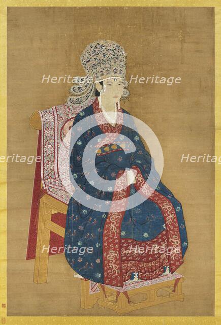 Portrait of the Empress Xiang (1047-1102). Creator: Chinese Master.