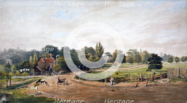 Lordship Lane, Camberwell, London, c1860. Artist: JC Mandy