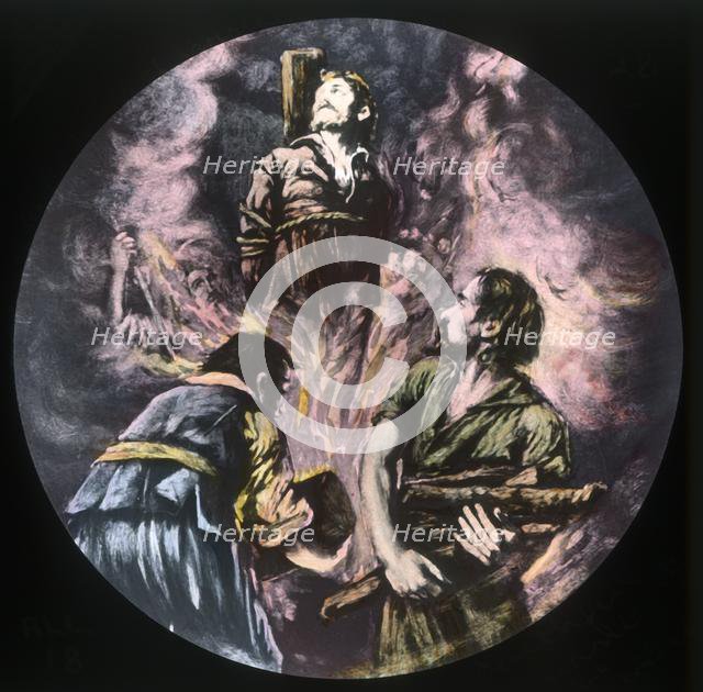 'Faithful burnt at the stake', c1910. Creator: Unknown.