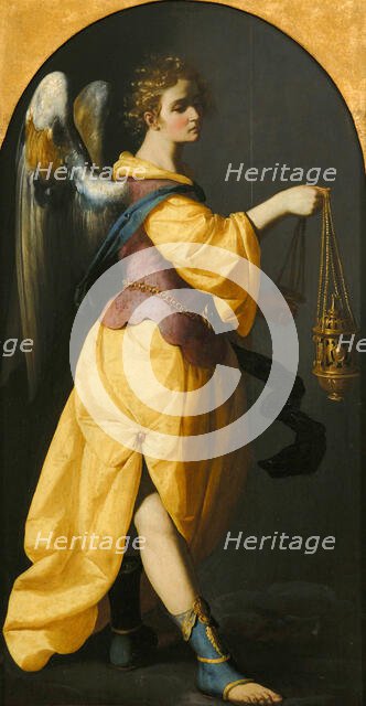 Angel with incense burner, 1637-1639. Creator: Zurbarán, Francisco, de (1598-1664).