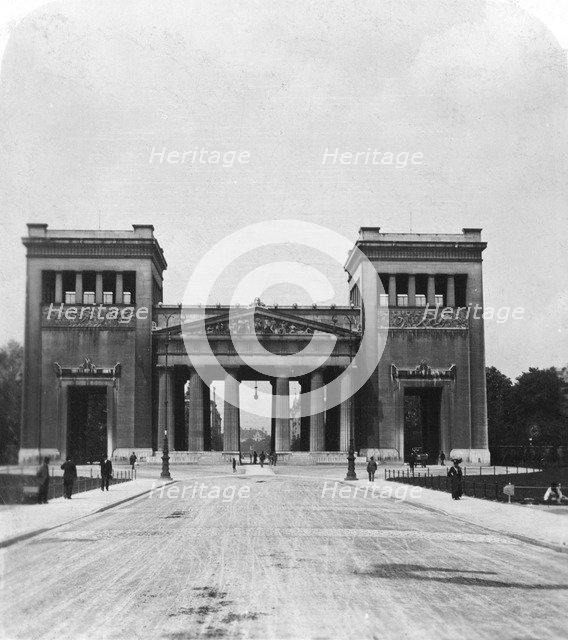 Propylaen, Munich, Germany, c1900. Artist: Wurthle & Sons