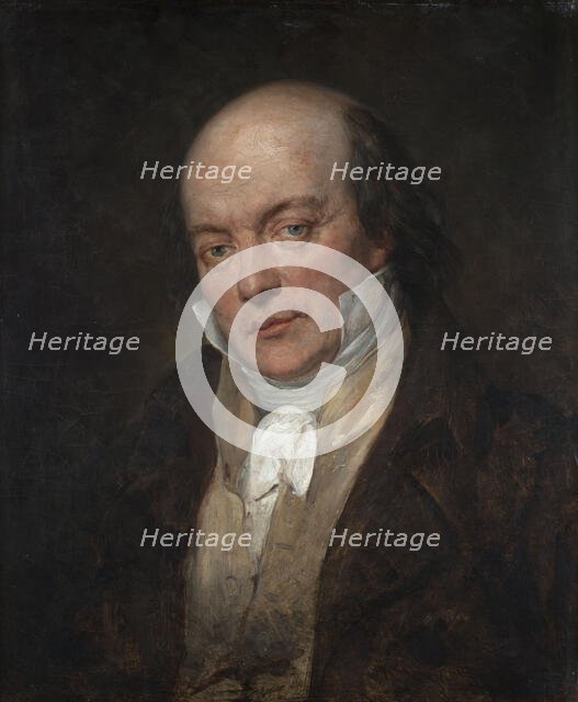 Portrait of Pierre-Jean de Beranger, 1828. Creator: Ary Scheffer.