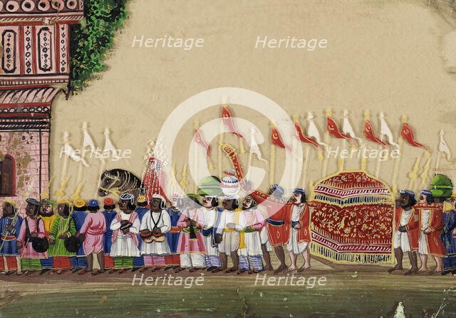 Wedding Procession: Groom on a Horse, c1800. Creator: Unknown.