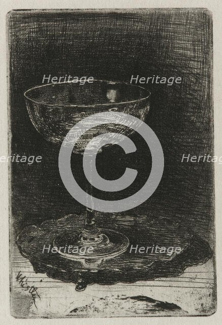 The Wine Glass, 1858. Creator: James Abbott McNeill Whistler.