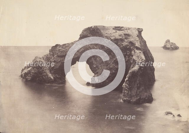 Infernal Rock, Chincha Islands, ca. 1870. Creator: Unknown.