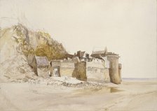 Mont St Michel; The Outer Gate, c1876. Artist: Alfred William Hunt.