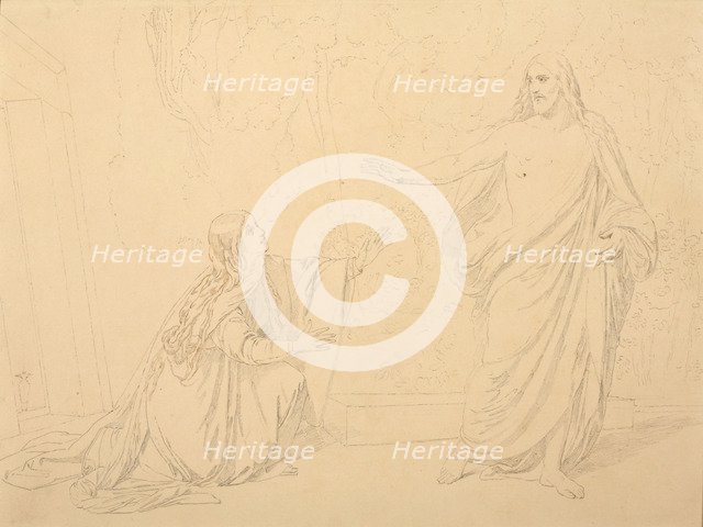 Noli me tangere, 1835. Artist: Ivanov, Alexander Andreyevich (1806-1858)